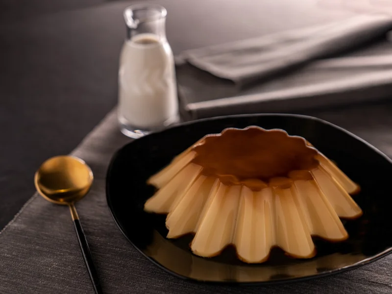 Pudim de doce de leite condensado