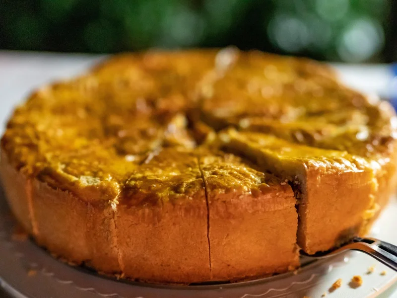 Torta de frango cremosa